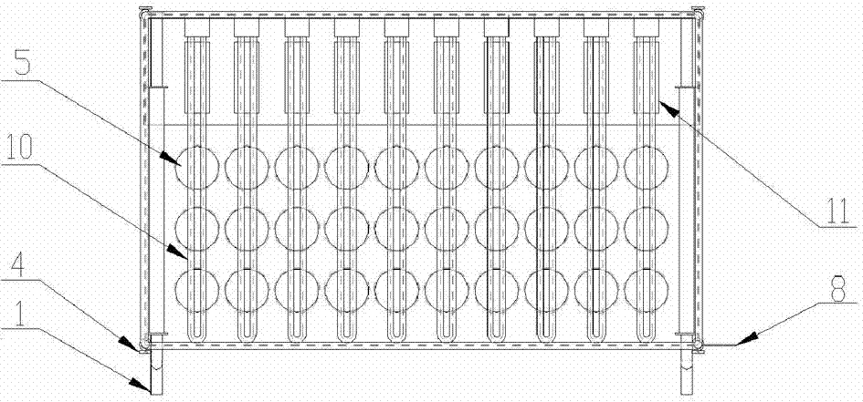 Diatom growth variable research system based on square diatom culture frame