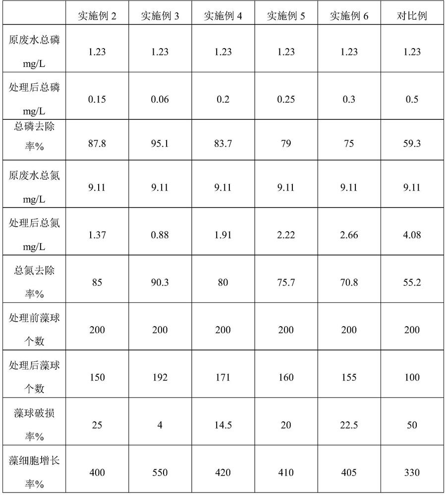 A kind of immobilized algae ball and its preparation method and application