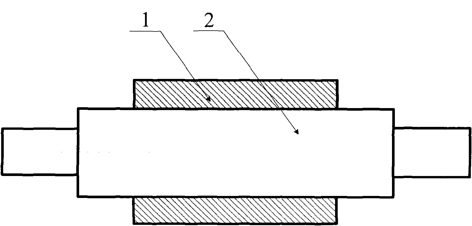 High-boron low-alloy high-speed steel roll and preparation method thereof