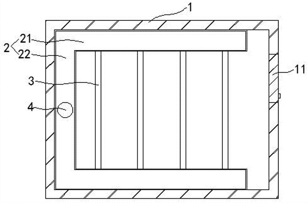 Cooling device for computer room