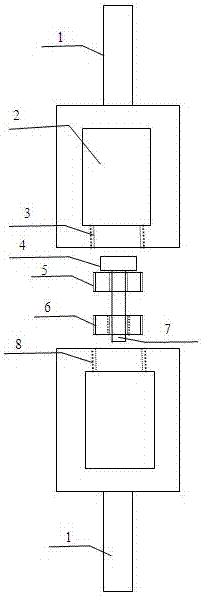 Assisting device for stretching test of fastener entity and testing method thereof