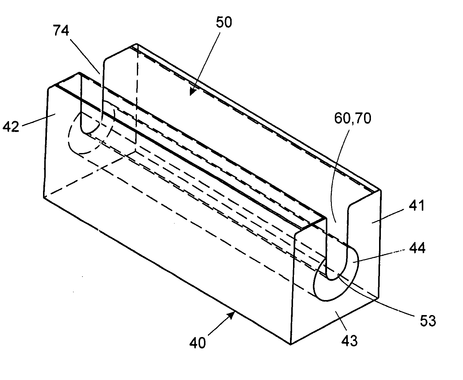 Protection profile for a substantially plate-shaped body