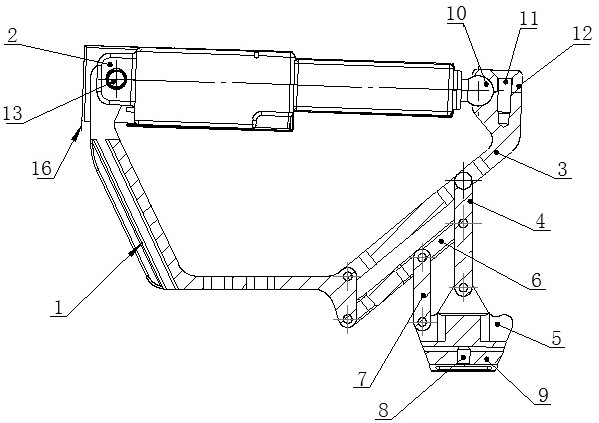 Thumb driving mechanism of hand function rehabilitation training system