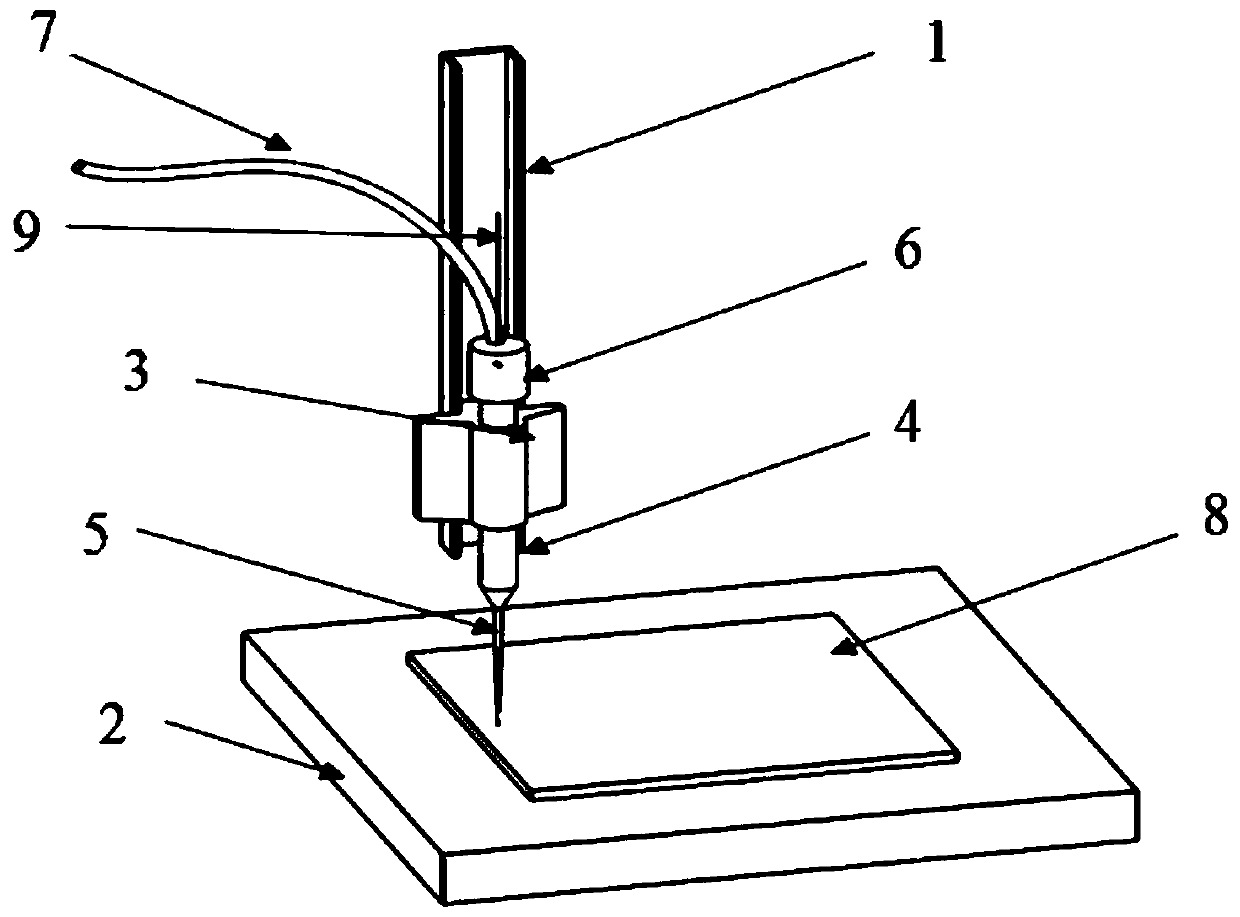 High-precision micro hole machining method and device