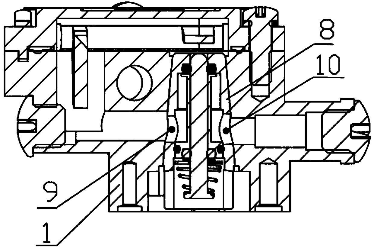 Plug valve assembly of embedded gas stove