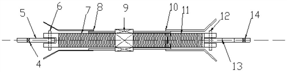 Adjustable metal opposite-pull piece and shaping combined formwork