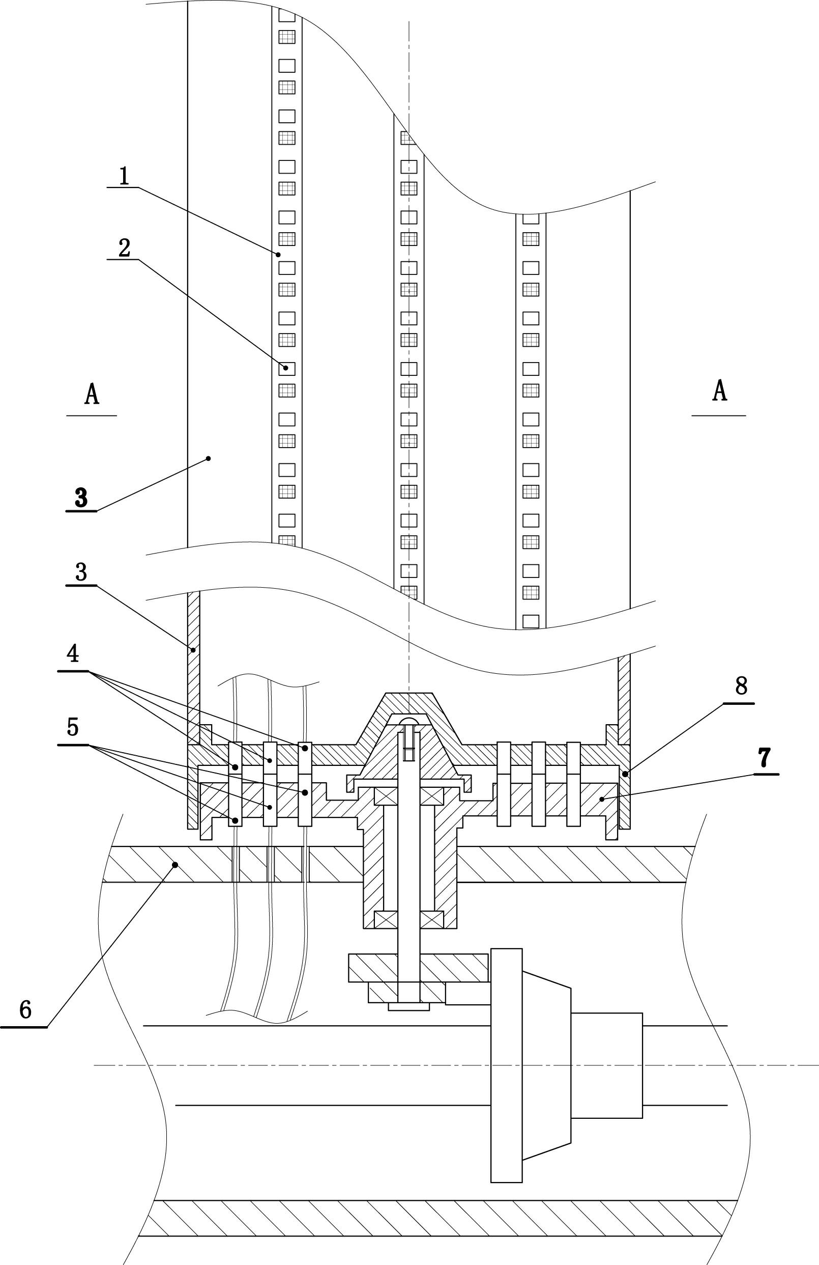 Three-side turning color screen