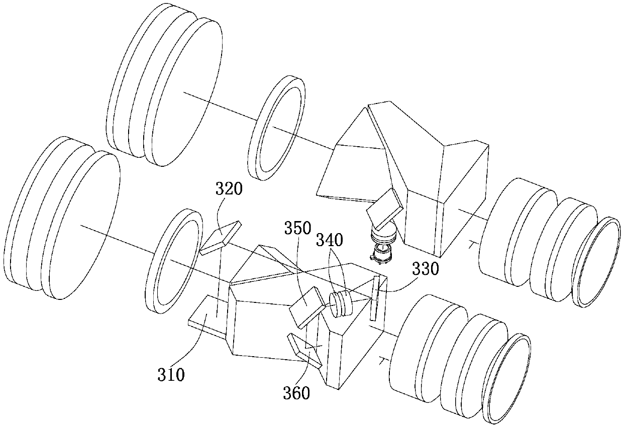 Distance measurement binocular telescope optical system