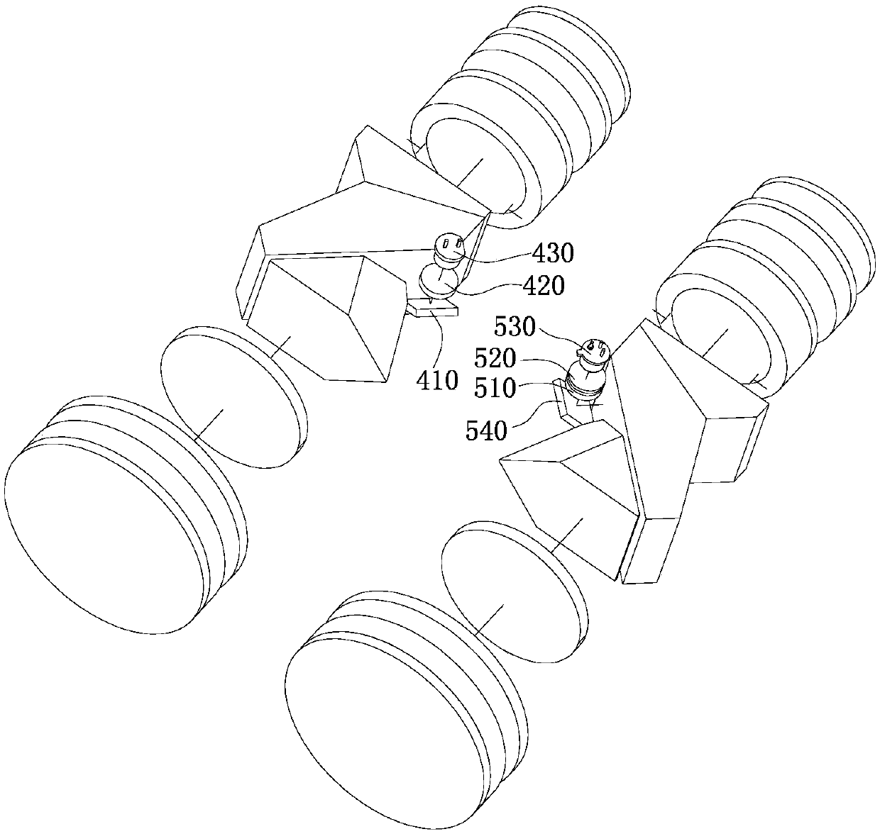 Distance measurement binocular telescope optical system