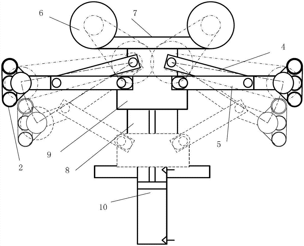 Pneumatic pipeline internal traveling device