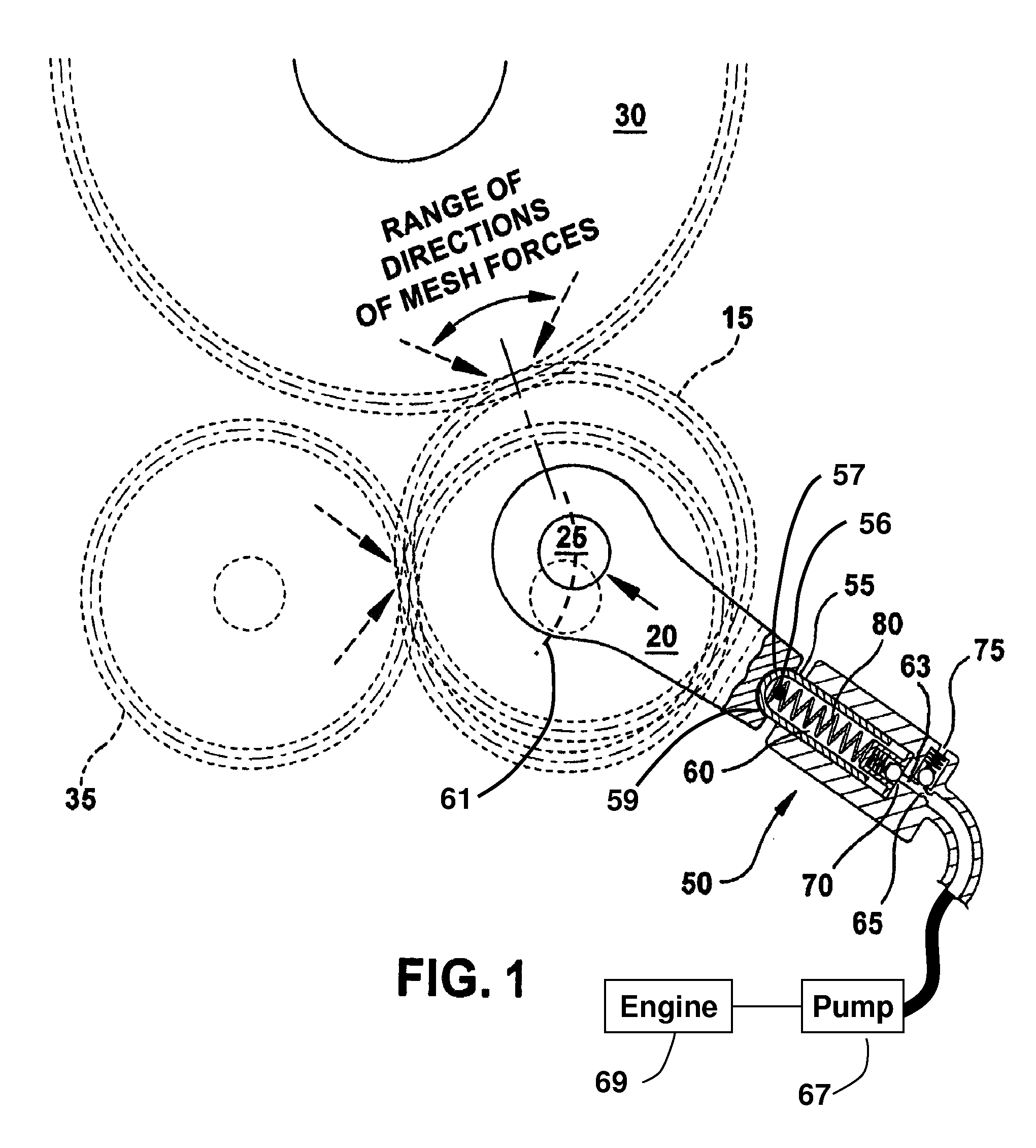 Gear-driven balance shaft apparatus with backlash control