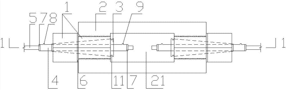 CFRP bar connection type anchorage device and construction method