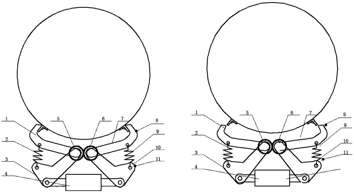 Launching vehicle lock barrel device