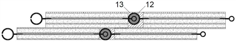 Vertical barrier structure and method of prefabricated assembled bentonite material for underground pollution control