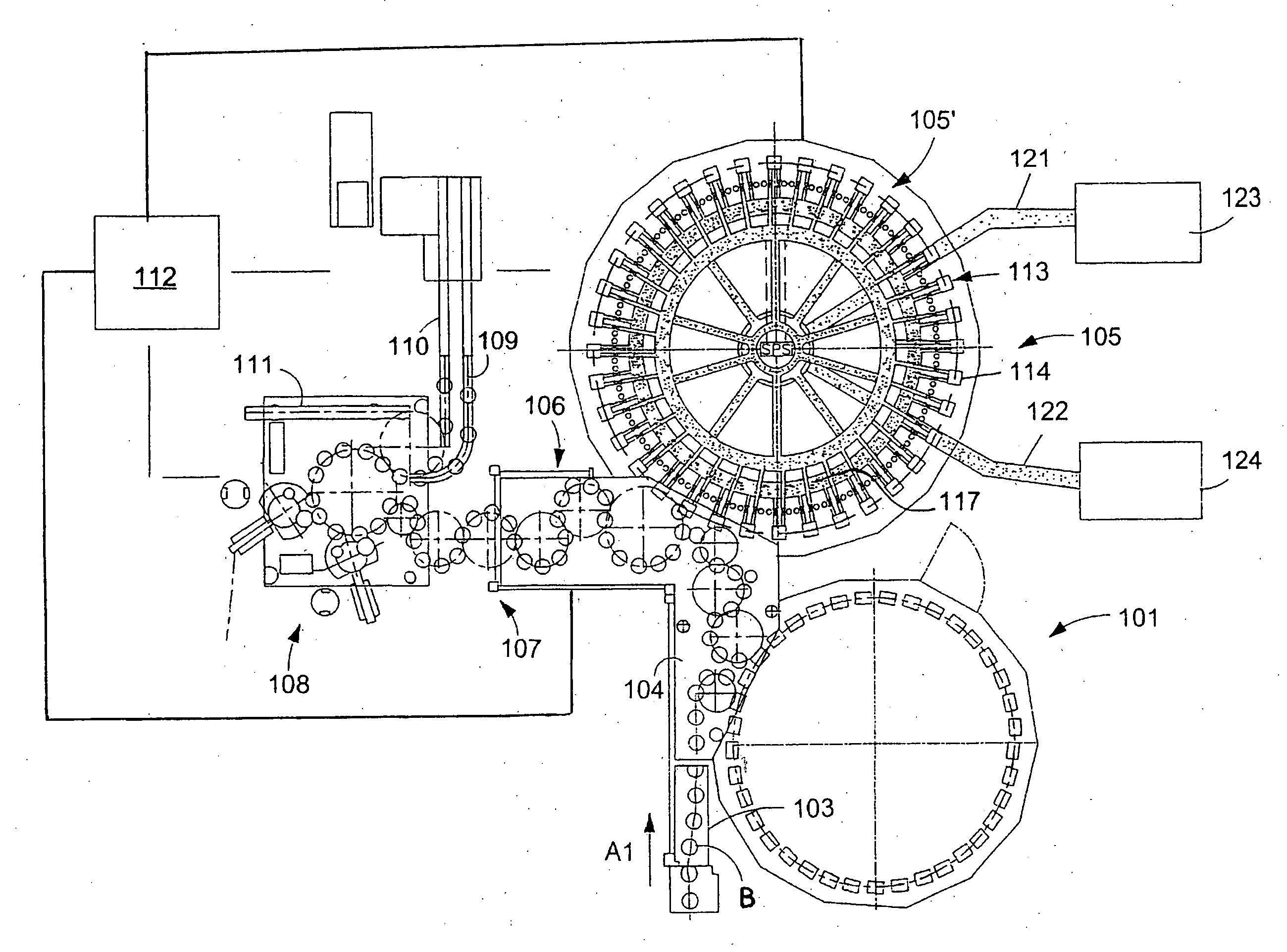 Beverage bottling plant for filling bottles with a liquid beverage filling material having a filling machine with a filling control element