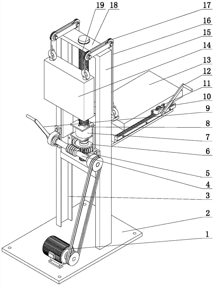 A simple lifting platform