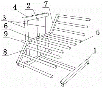 Medical bed changing device and bed changing method