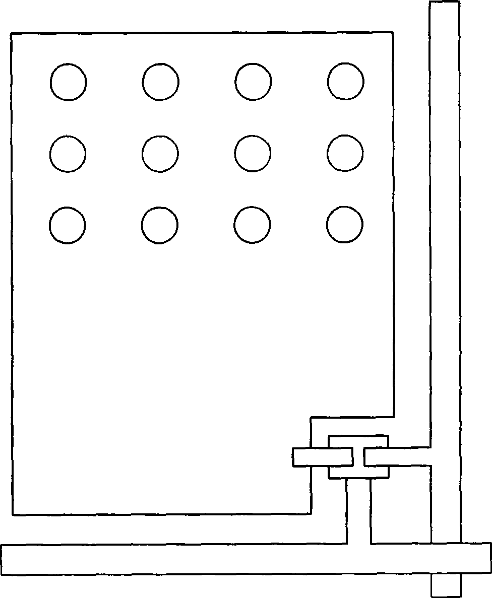 Reflection-permeation array substrate and method for manufacturing same