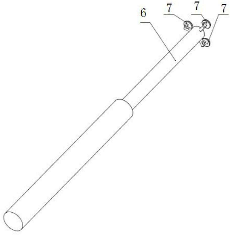 Internal rolling extrusion forming device and forming method for metal cylindrical parts