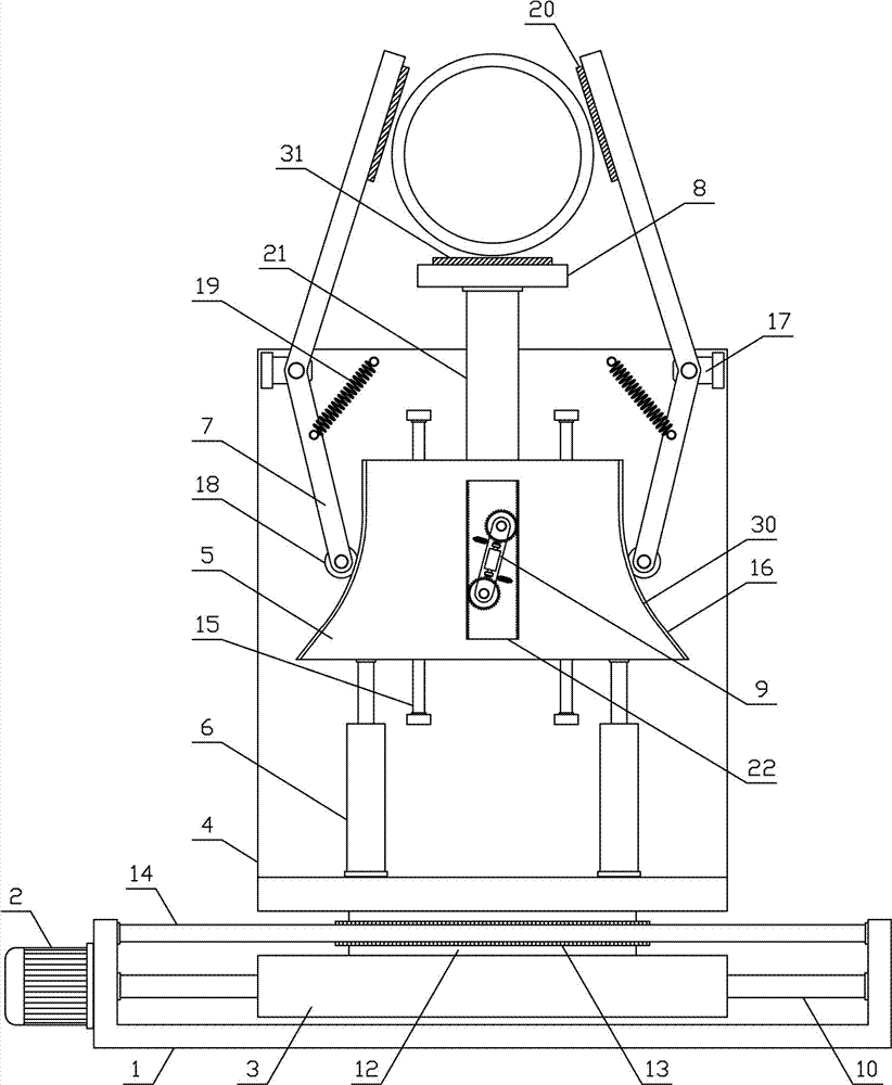 Pipe fitting pinching mechanism