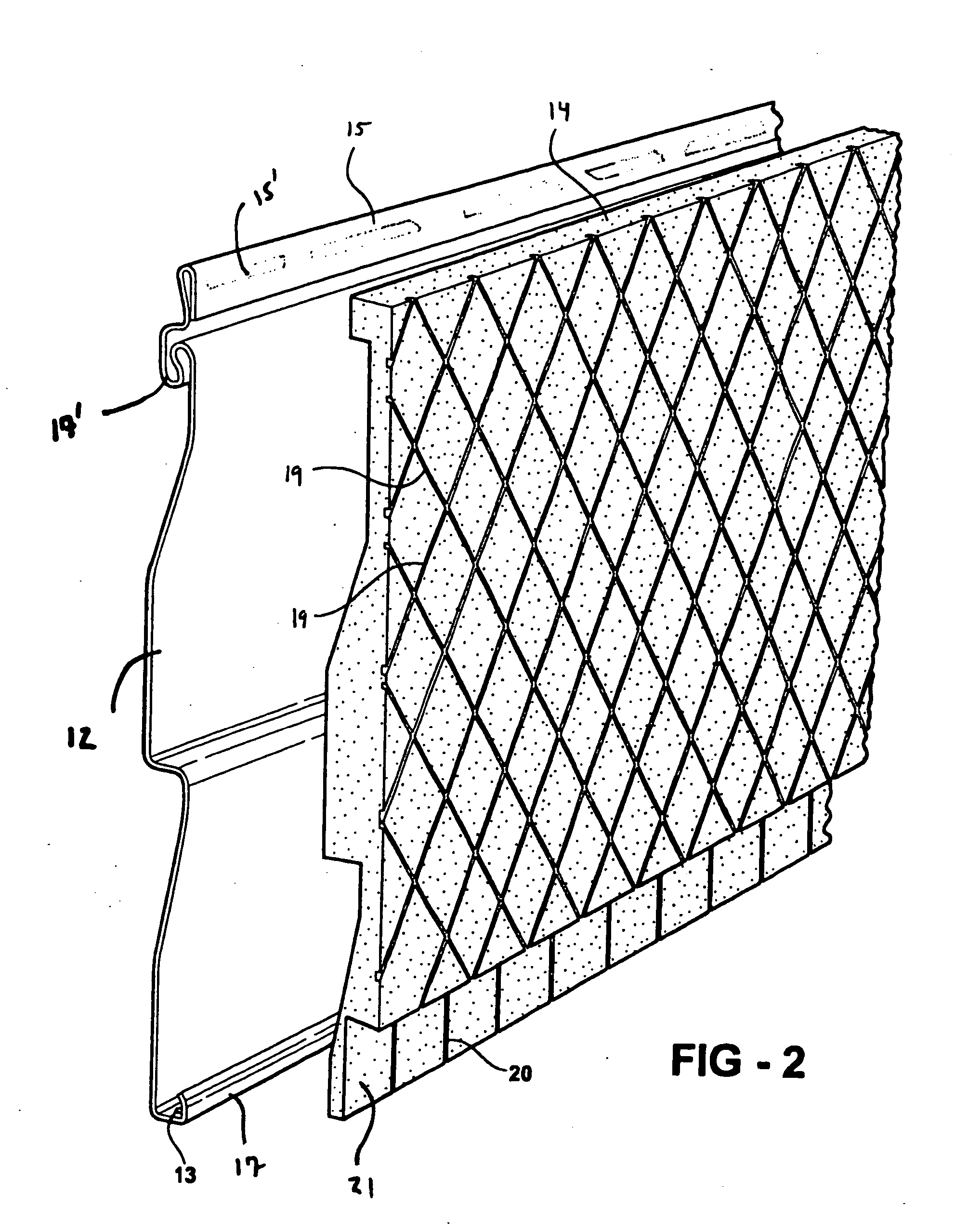 Drainage plane for exterior wall product