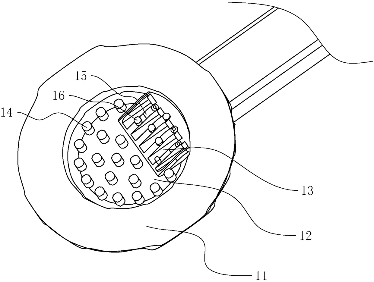 Sucker line device