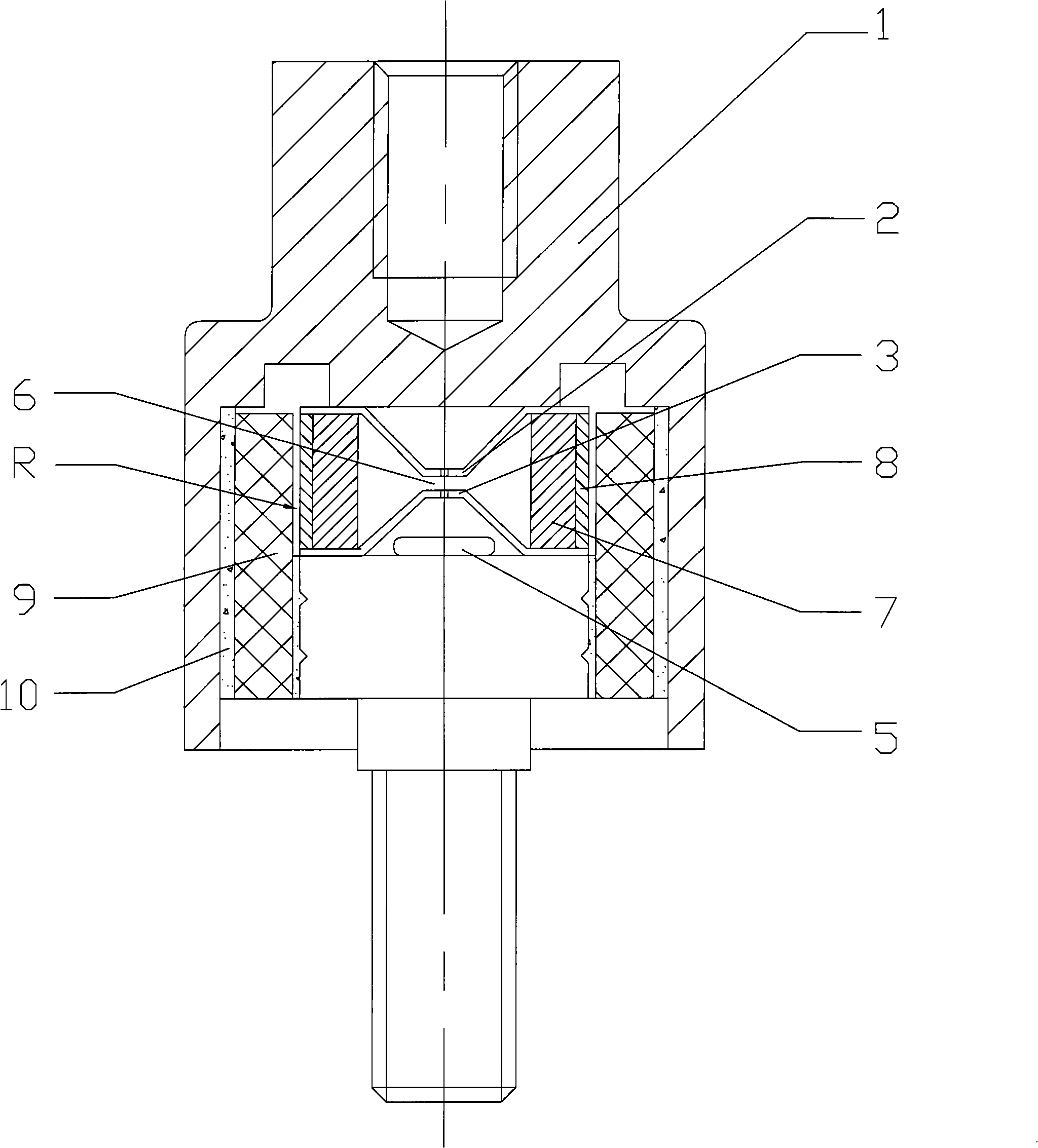 Heat explosion type releasing device for lightning arrester