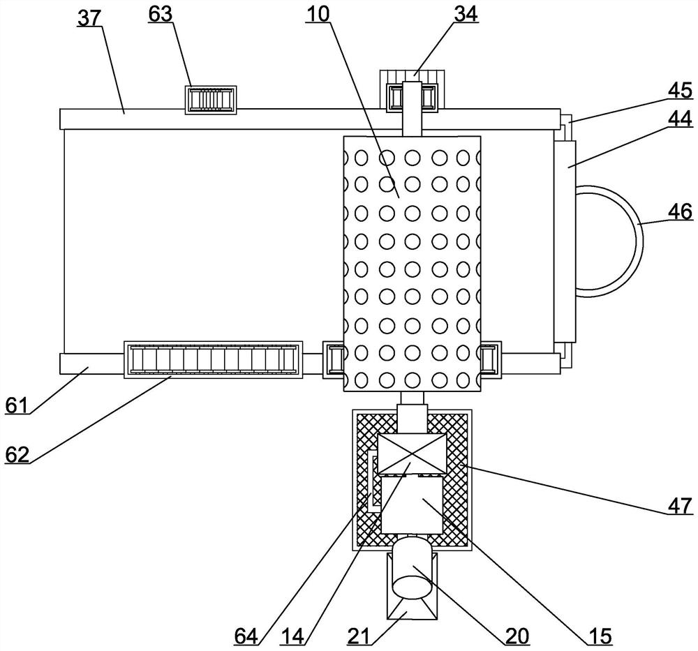 Electrostatic powder spraying equipment for inner barrel of washing machine