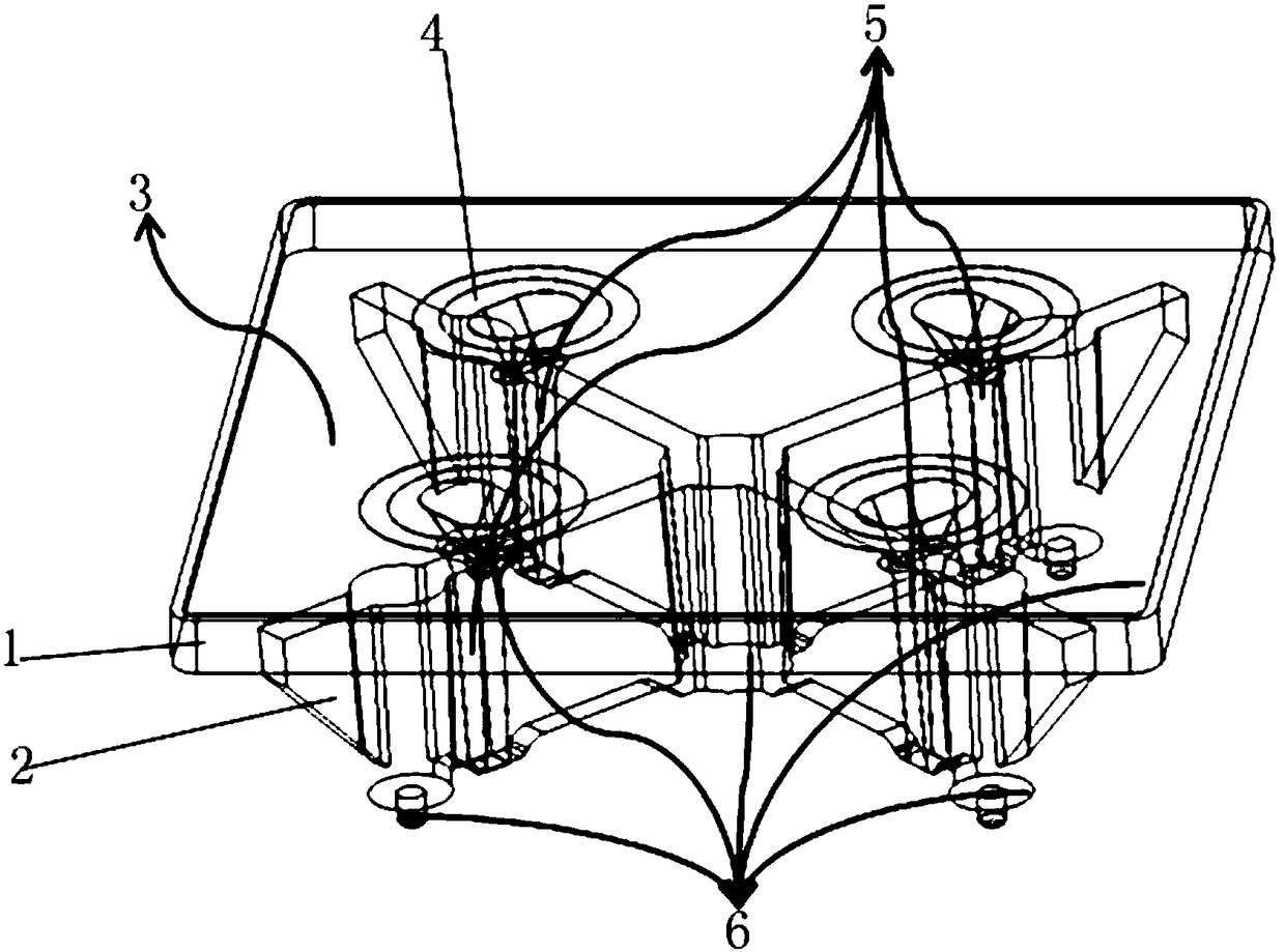 Integrated four-point differential feed low-profile dual-polarized oscillator unit and base station antenna