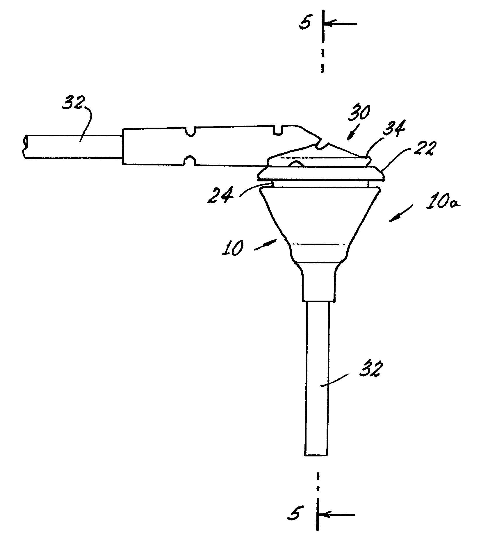 Low insertion force seating grommet assembly