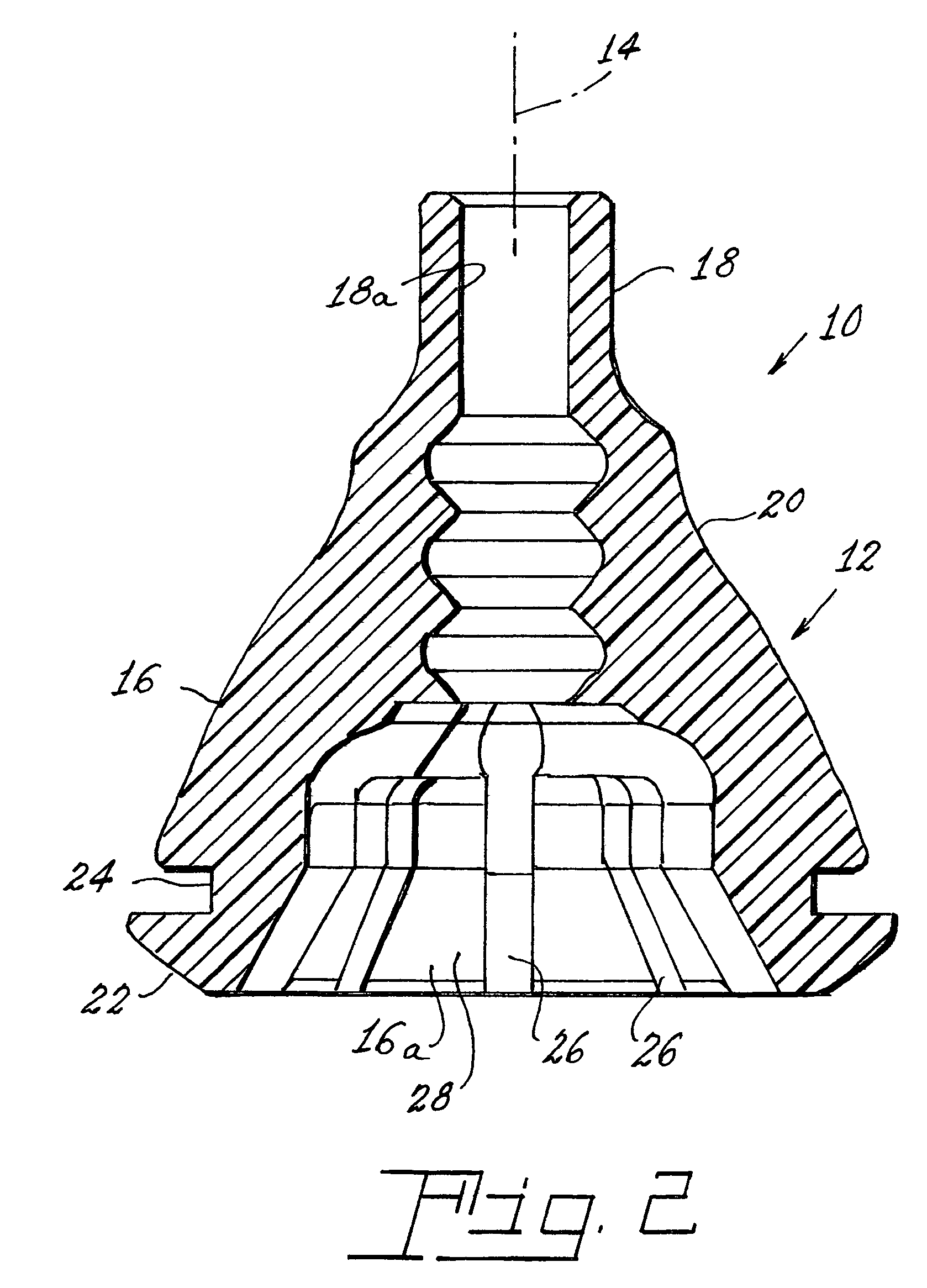 Low insertion force seating grommet assembly