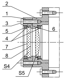 Aligning device and aligning method for partial compensating lens during detection of aspheric surface and nonzero digit interference