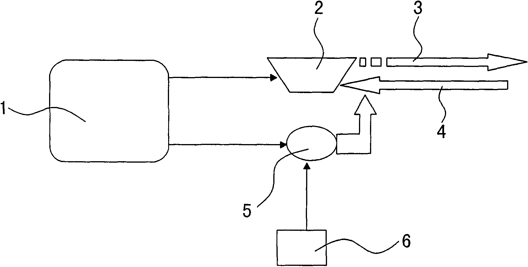 Synchronous injection-type medicine mixer for spraying machine