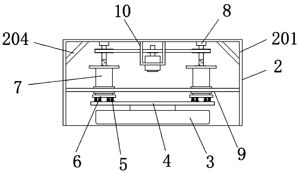 Surveying and mapping device for engineering based on unmanned aerial vehicle