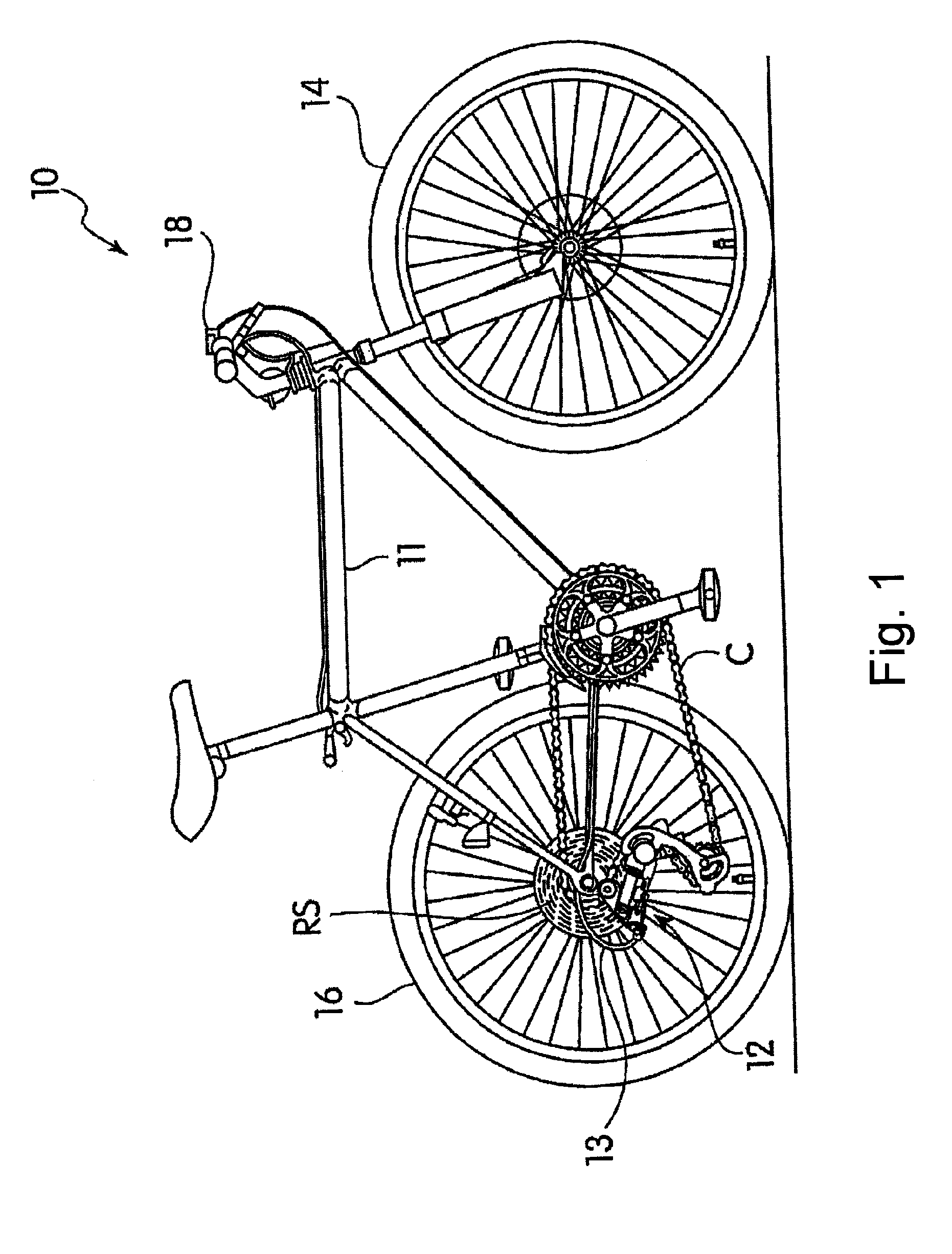 Bicycle rear derailleur with a motion resisting structure