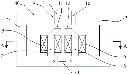 Mixed-excitation non-contact levitation and guidance system