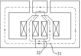 Mixed-excitation non-contact levitation and guidance system