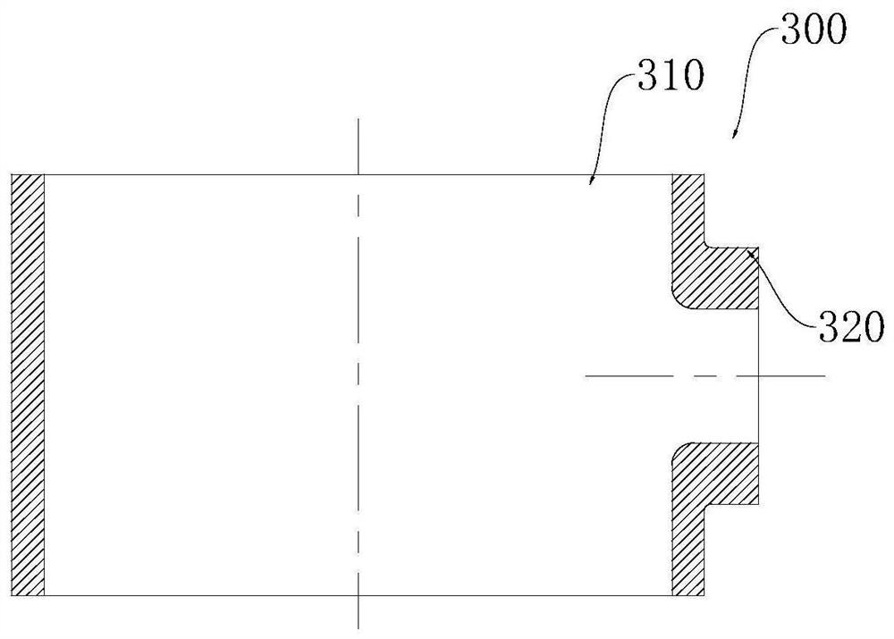 Molding bed forging method for barrel with side connection pipe seat and die