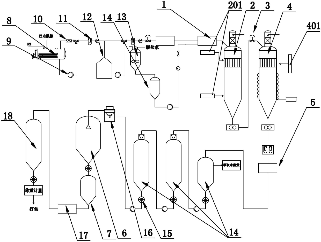 Process for producing caprolactam and nylon 66 salt copolymer slice