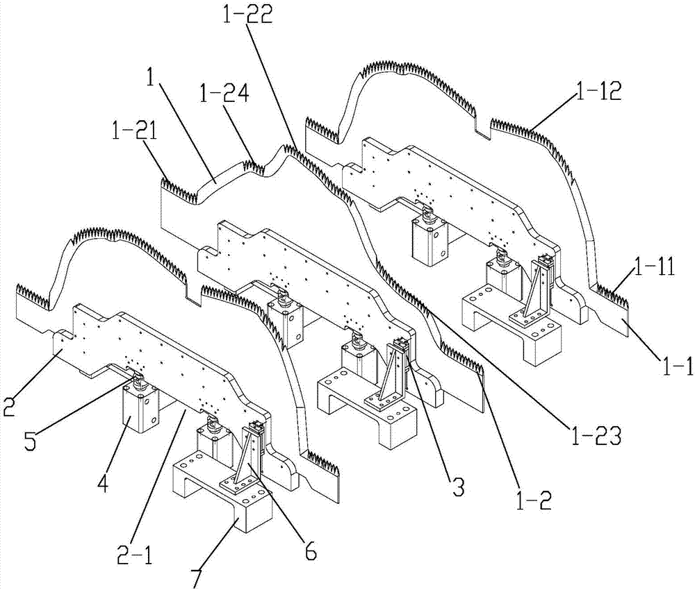 Cutting tool mechanism of automobile acoustic component die