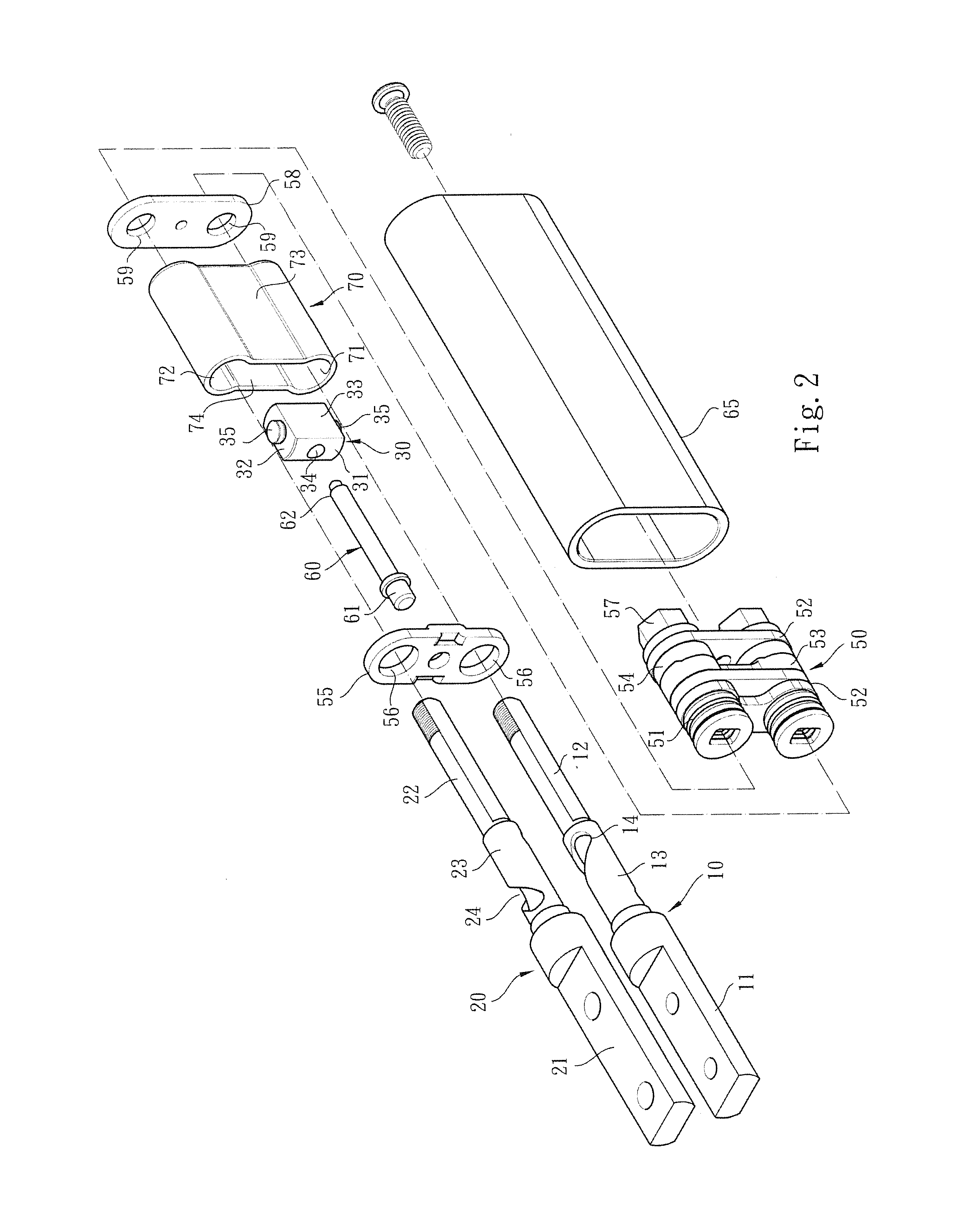 Transmission stabilization device applied to dual-shaft system