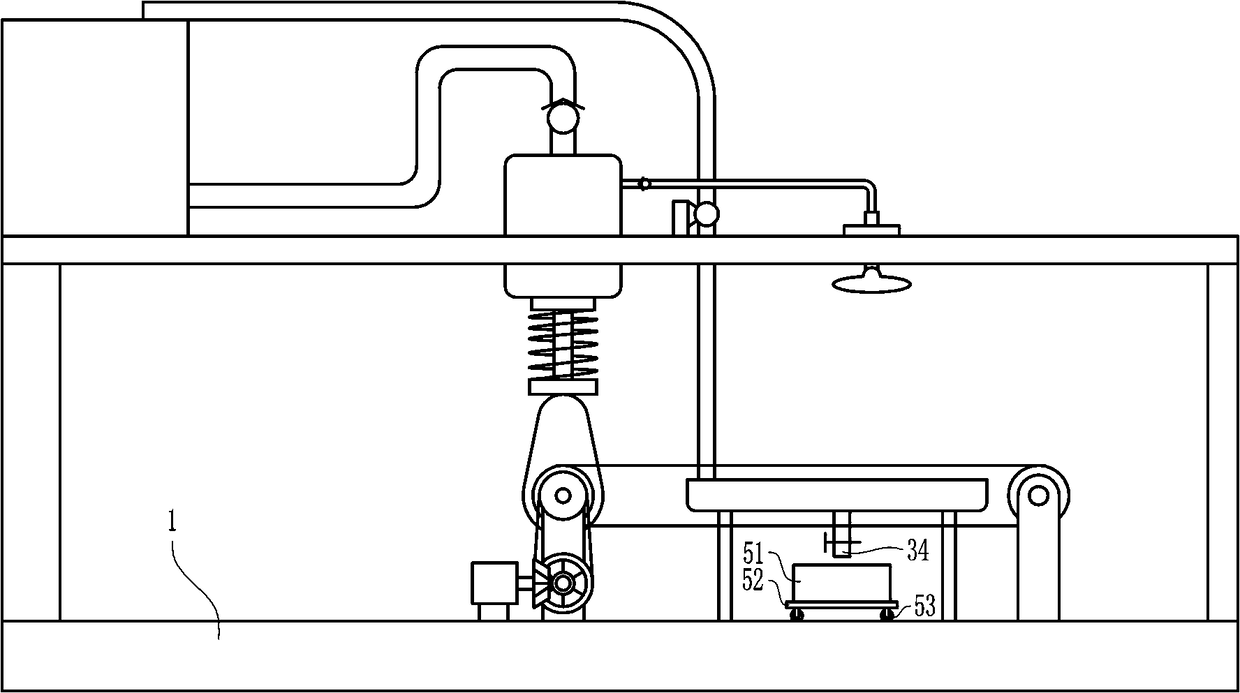 Oil-spraying rust preventing device for mechanical component