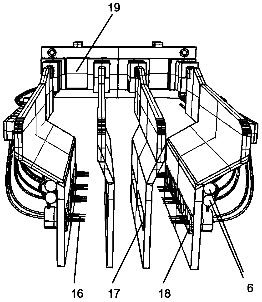 Online punching and flavoring device and method for natural cigar coating machine-made cigar