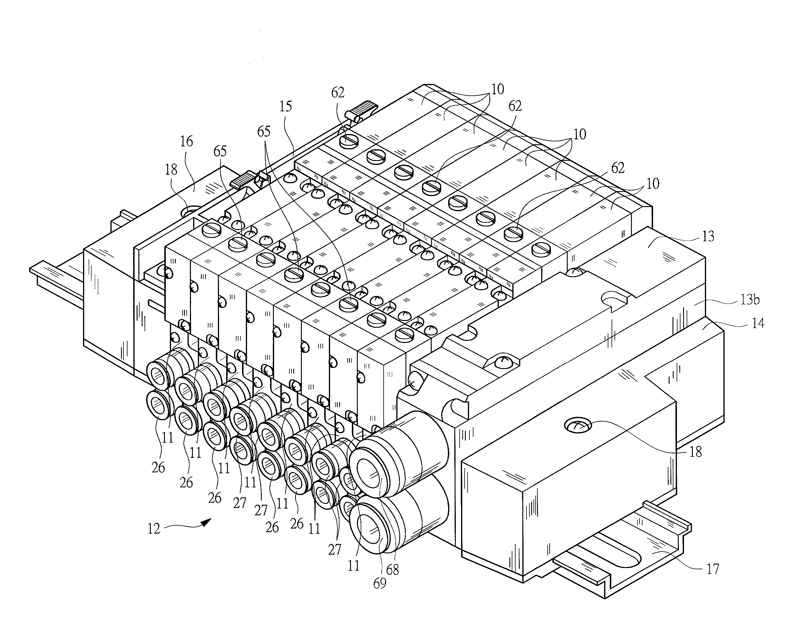 Manifold solenoid valve