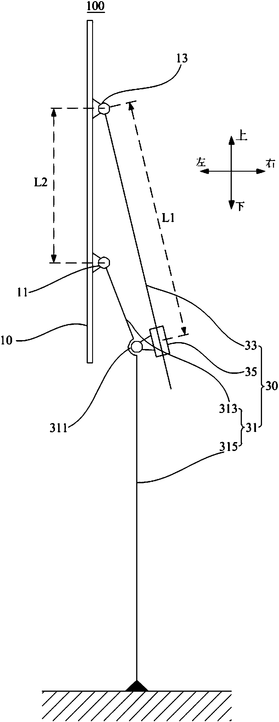 Ironing board assembly and hanging ironing machine