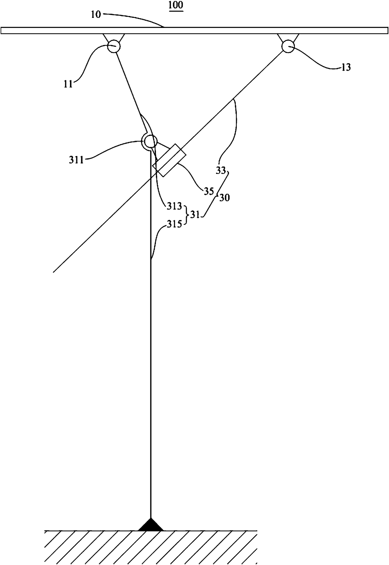 Ironing board assembly and hanging ironing machine