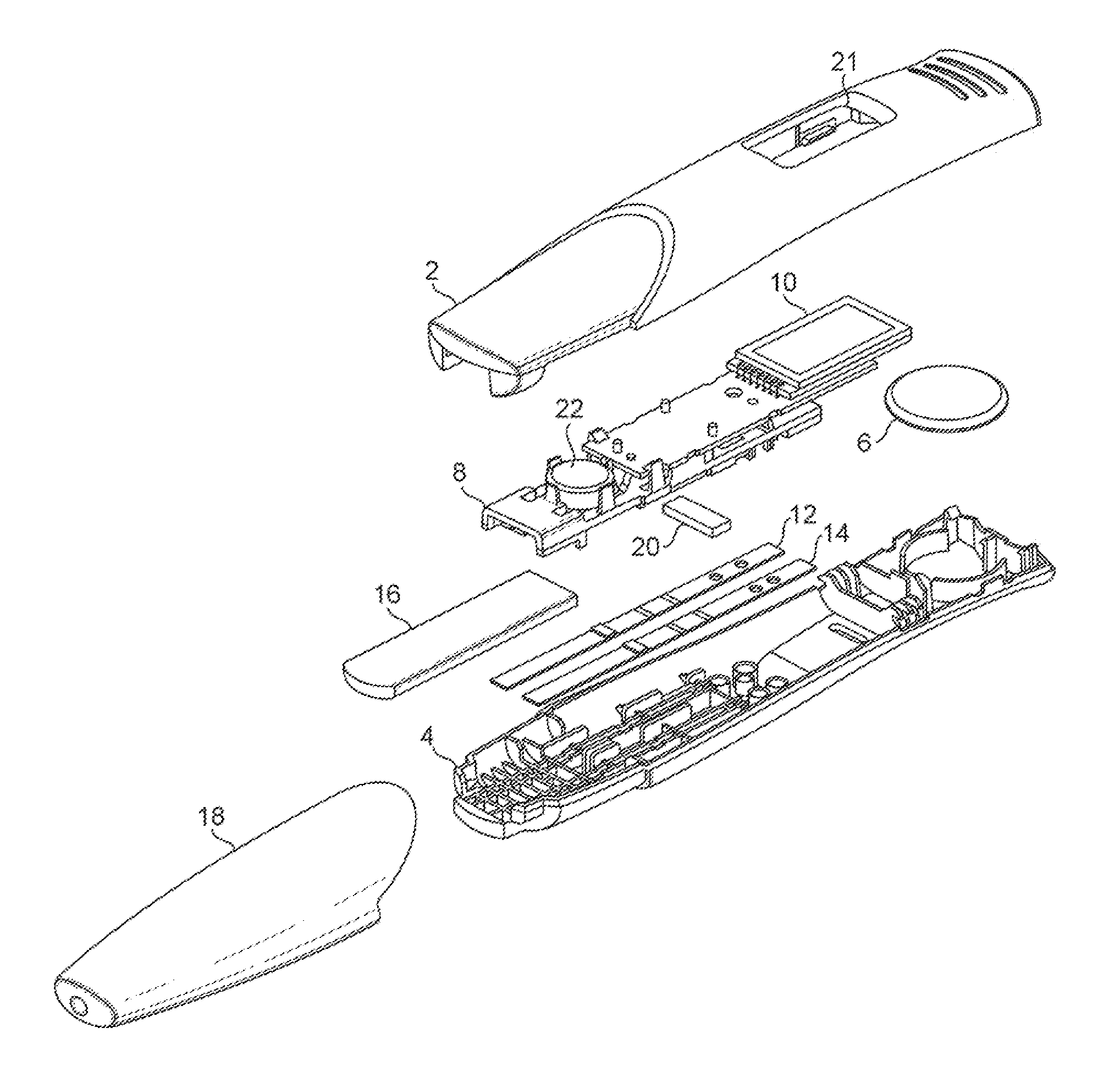 Pregnancy test device and method