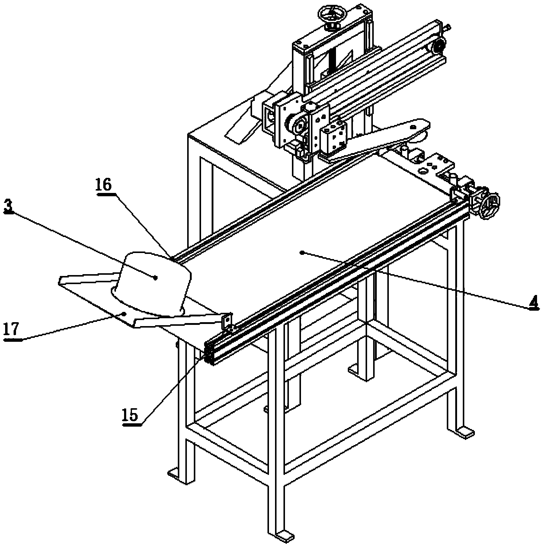 Automatic curling device for stainless steel pot