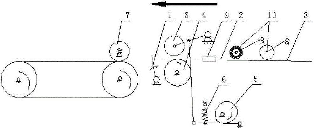 A paper feeding positioning device and its working method