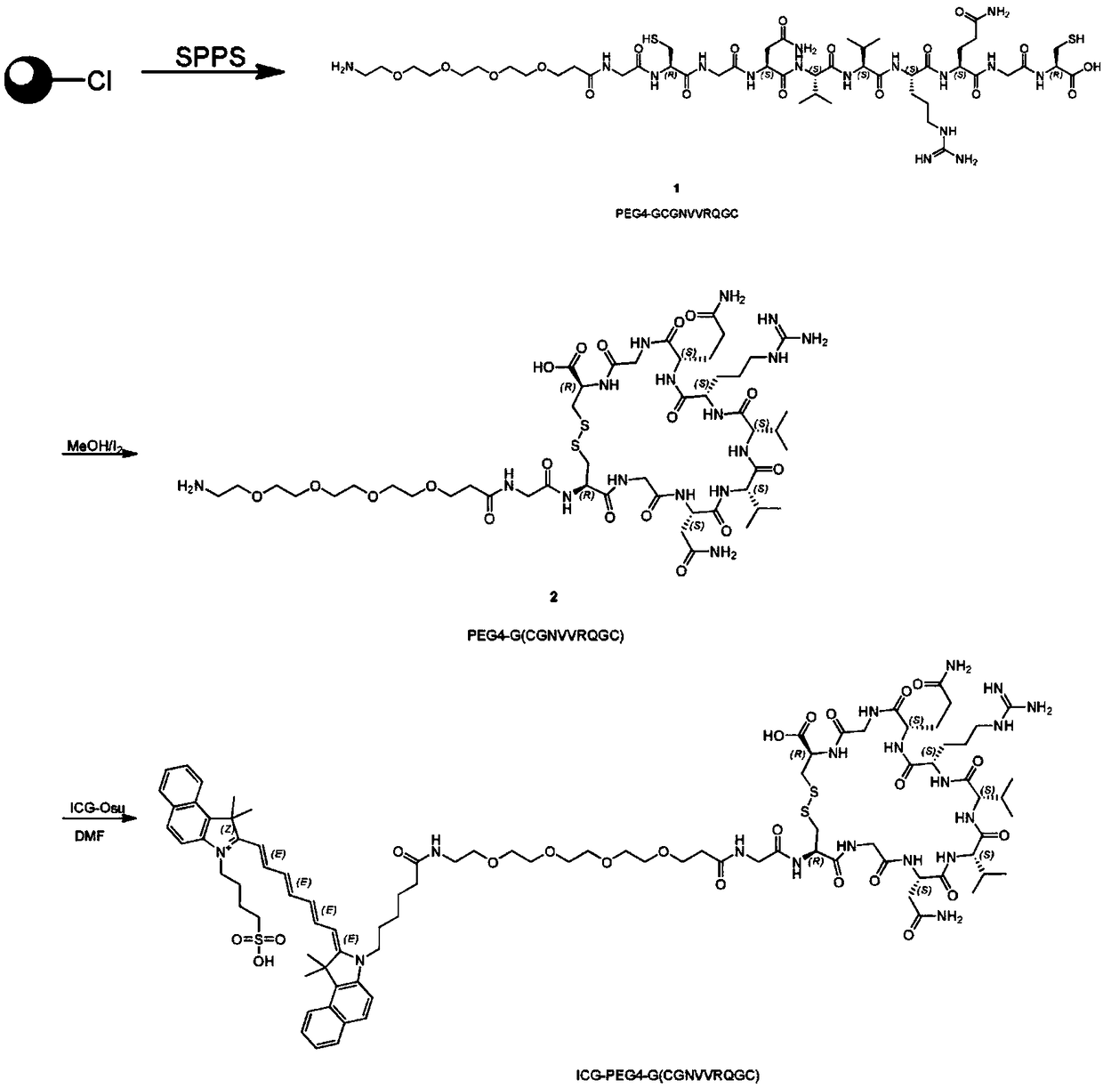 Design, synthesis and application of tumor-targeted near infrared fluorescence imaging agent